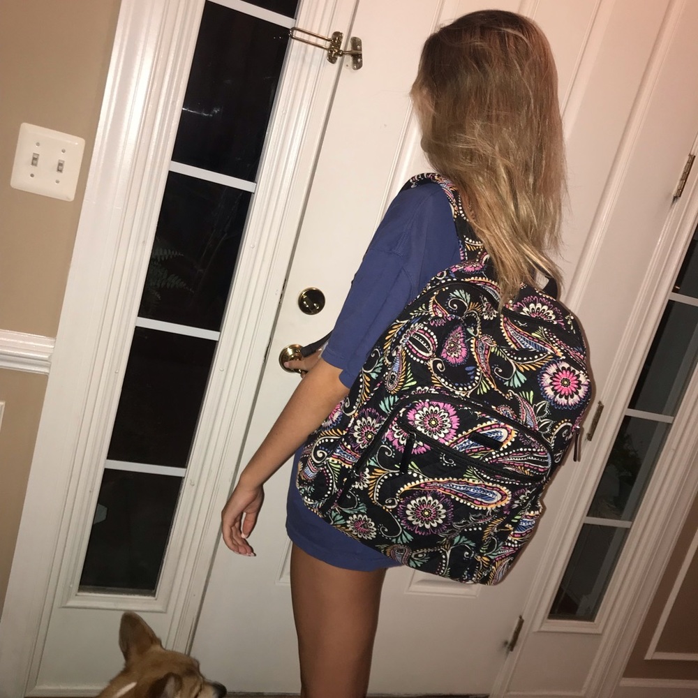 Vera Bradley Campus Backpack | Colored Paisley